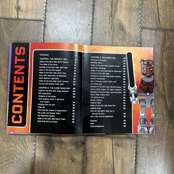 LEGO Star Wars The Dark Side DK Book 2014 NO Mini figure USED - Picture 5 of 5